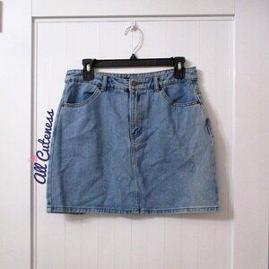 Forever 21 Denim Jean Skirt Size L